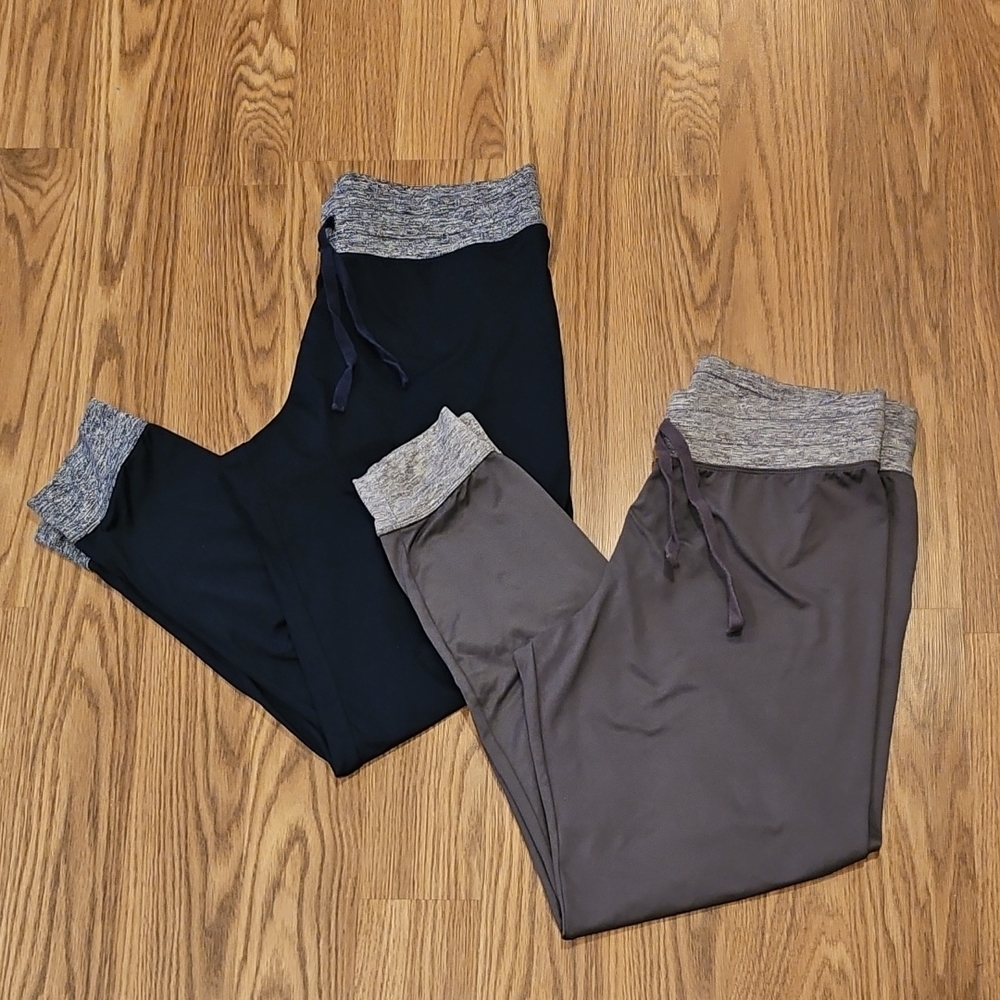 Womes Jogger Pants Set - Black and Brown